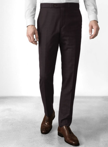 Reda Dark Wine Wool Suit