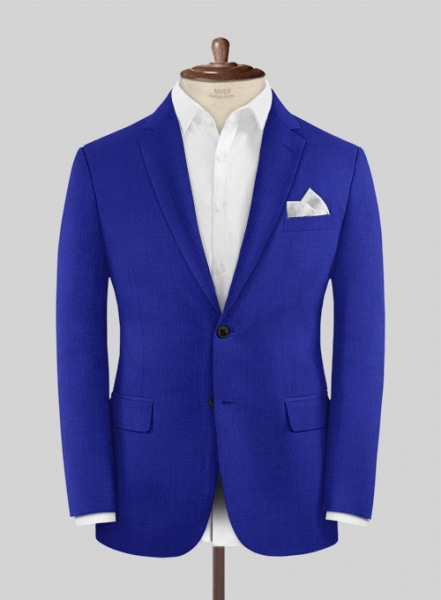 Scabal Cobalt Blue Wool Suit