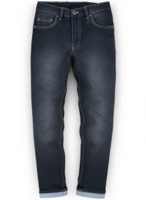 Astro Blue Stretch Jeans - Scrape Wash