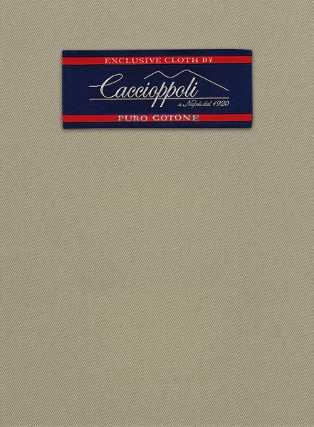 Caccioppoli Cotton Drill Beige Jacket