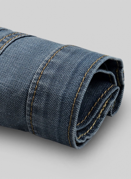 Melange Luxurious Deep Dark Blue Jeans - Ice Wash