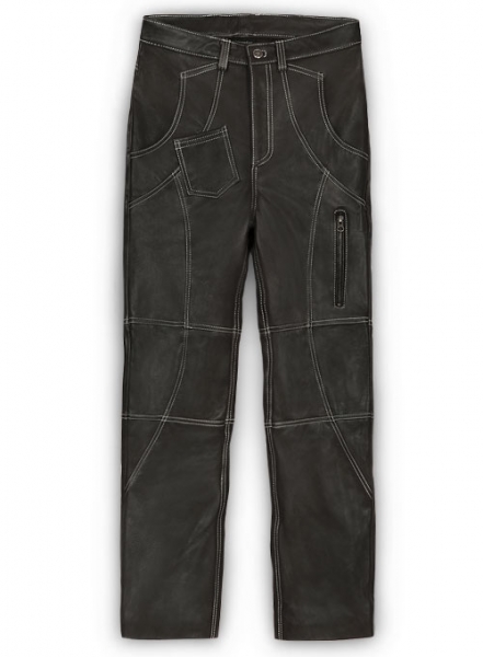 Leather Cargo Jeans - Style 9-5