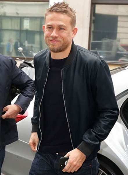 Charlie Hunnam Leather Jacket #2