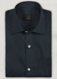 Dark Navy Stretch Twill Shirt