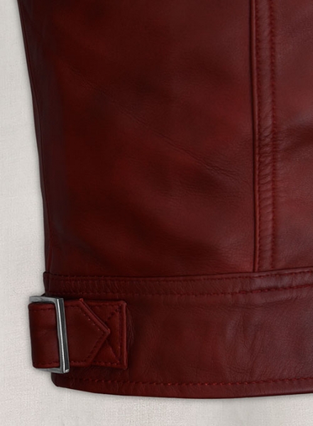 Spanish Red Leather Jacket # 653