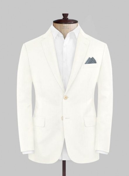 Scabal Ivory Wool Suit