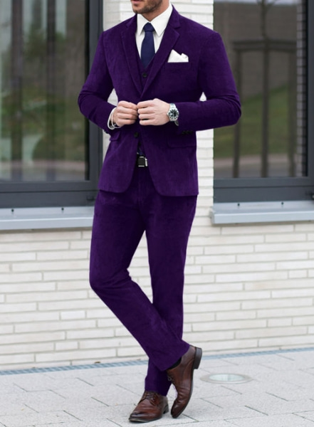 Purple Velvet Suit