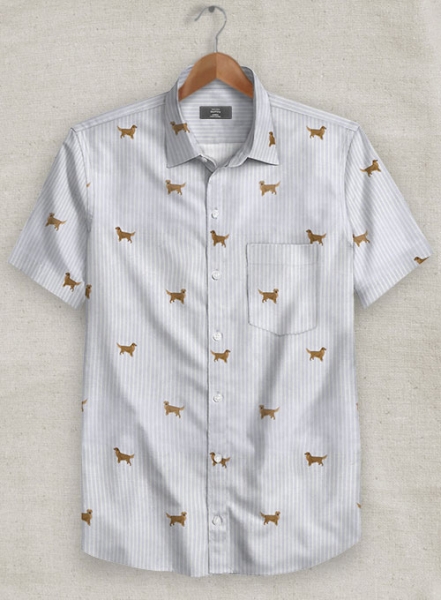 Italian Cotton Retriever Shirt - Half Sleeves