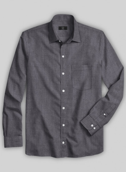 European Haze Purple Linen Shirt- Full Sleeves