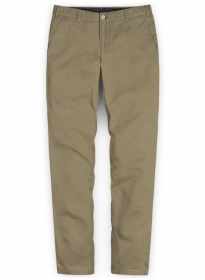 Hunter Khaki Peach Finish Chinos