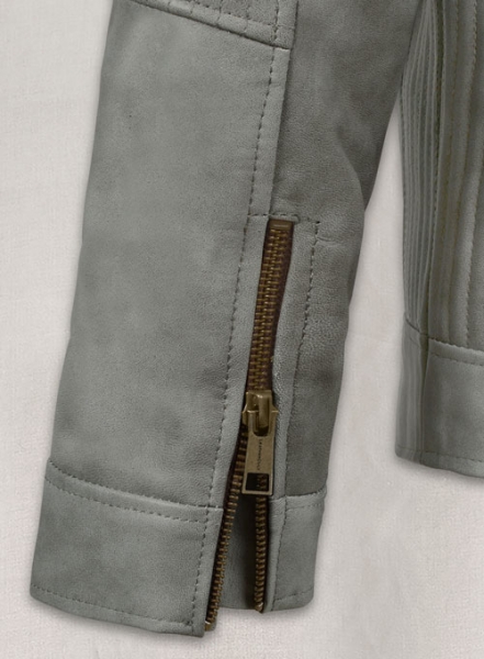 Harbor Gray Leather Jacket # 656
