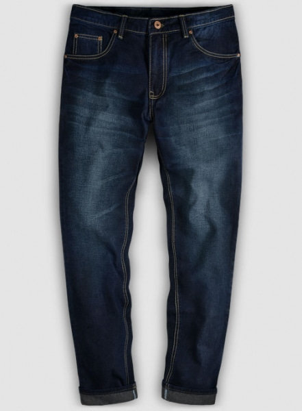 Storm Blue Hard Wash Whisker Jeans