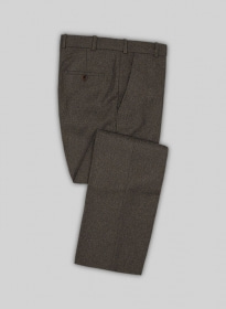 Light Weight Dark Brown Tweed Pants