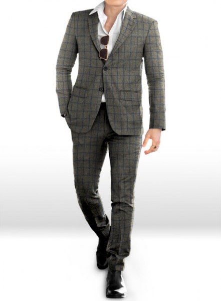 Ford Gray Blue Tweed Suit