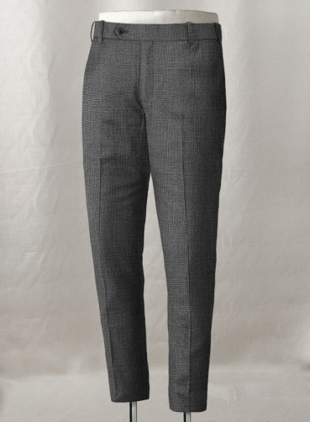 Dogtooth Wool Gray Suit