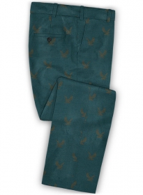 Eagle Teal Wool Pants