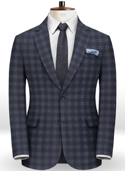 Marc Stretch Cotton Navy Suit