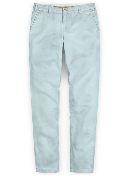 Stretch Summer Weight Spring Blue Chino Pants