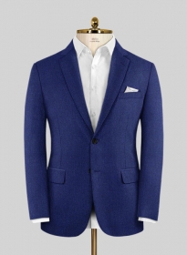 Italian Wool Cashmere Cobalt Blue Jacket