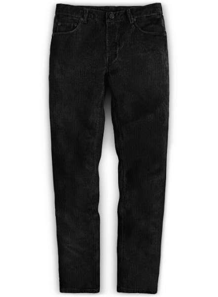 Black Corduroy Jeans - 8 Wales