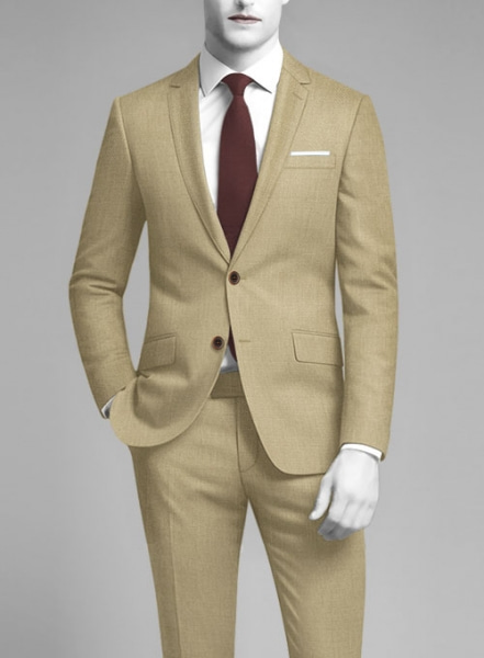 Napolean Sahara Khaki Wool Suit