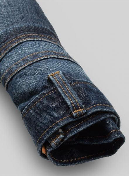 Thomas Blue Hard Wash Whisker Jeans