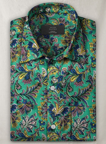 Italian Linen Mesina Shirt - Half Sleeves