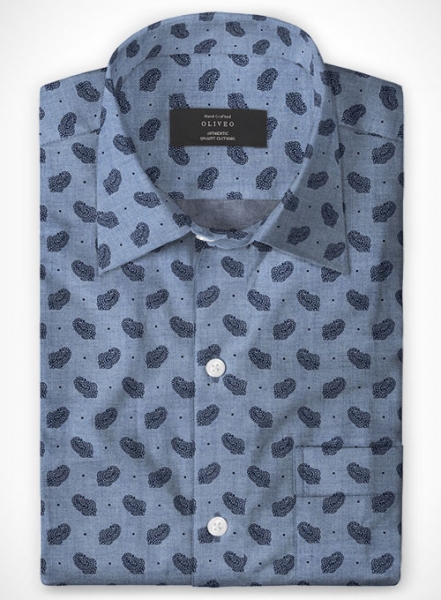 Cotton Carena Paisley Shirt - Full Sleeves