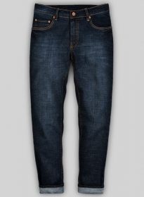 Chicago Blue Stretch Indigo Wash Whisker Jeans - Look #578