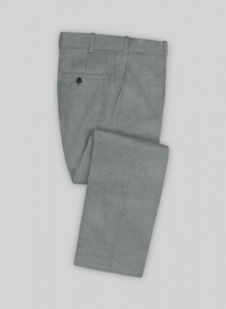 Gray Stretch Corduroy Pants