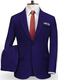 Italian Ink Blue Wool Suit