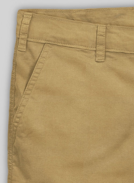 Khaki Stretch Chino Shorts