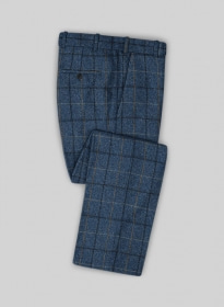 Harris Tweed Gordon Blue Pants