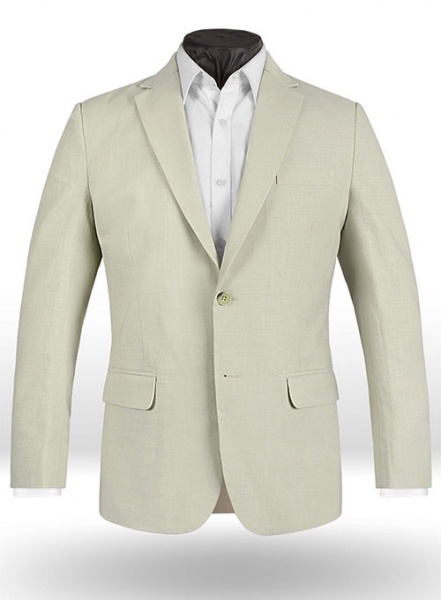 Tropical Light Beige Linen Suit