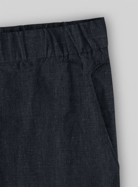 Easy Pants Dark Blue Pure Linen