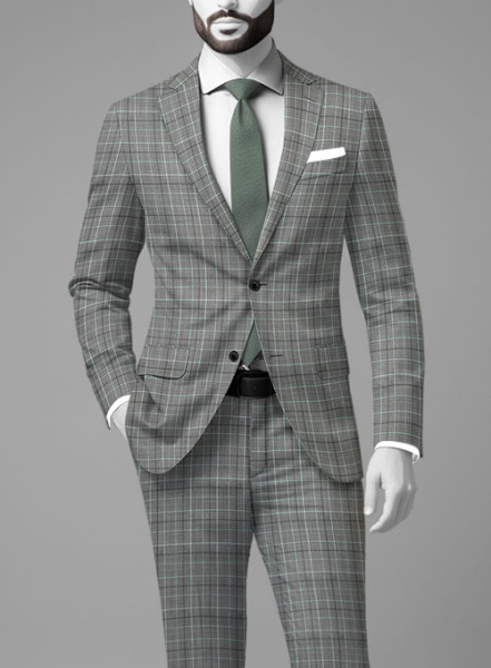 Napolean Tonia Gray Wool Suit