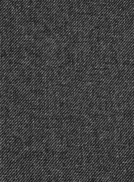 Vintage Dark Gray Weave Tweed Overcoat
