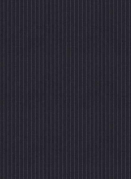Napolean Mini Stripe Dark Blue Wool Pants