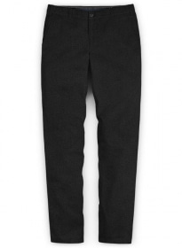 Black Peach Finish Chinos