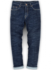 Dissolve Blue Stretch Jeans - Denim X