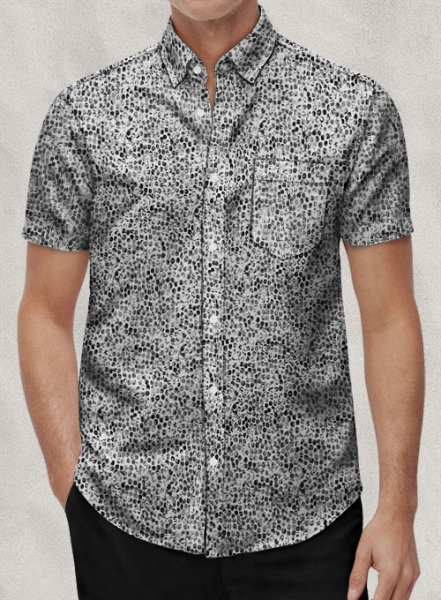 Italian Hevoli Cotton Shirt- Half Sleeves