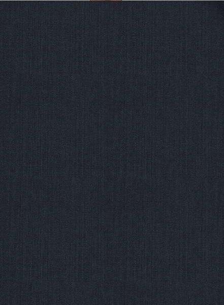 Napolean Self Satin Blue Wool Suit