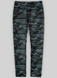 Blue Stretch Camo Jeans