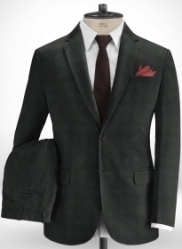 Cotton Stretch Accri Dark Gray Suit