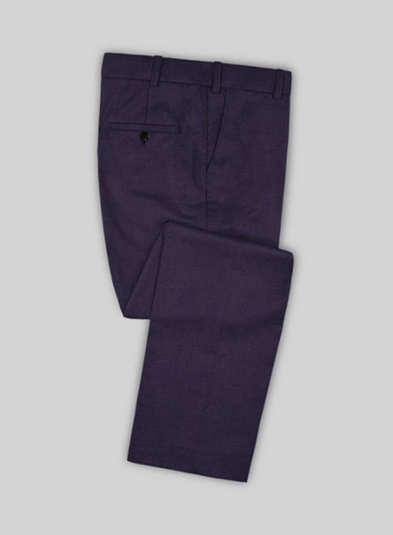 Napolean Eggplant Wool Suit