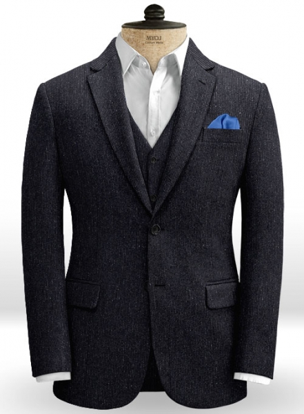 Stripeshire Midnight Tweed Suit