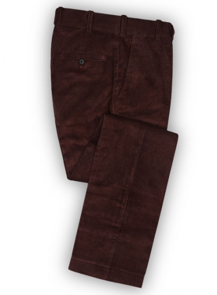 Wine Corduroy Pants