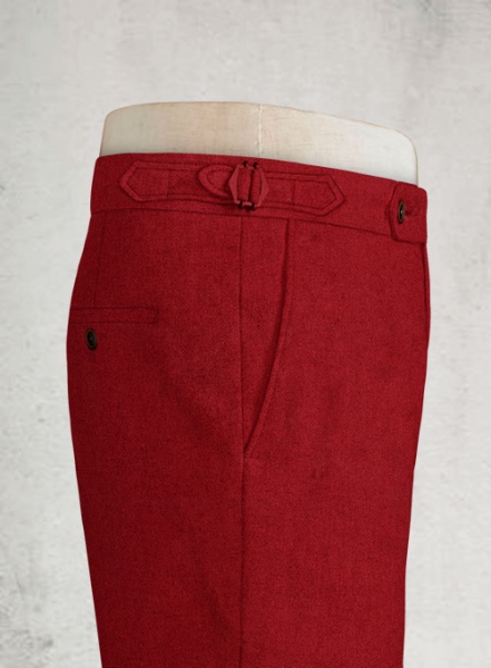 Women's Cotton Linen Pants Red Small Soft cotton... - Depop