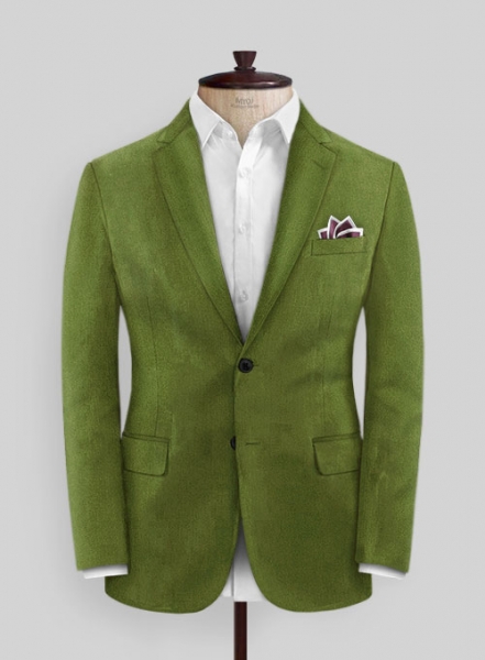 Princely Green Velvet Jacket