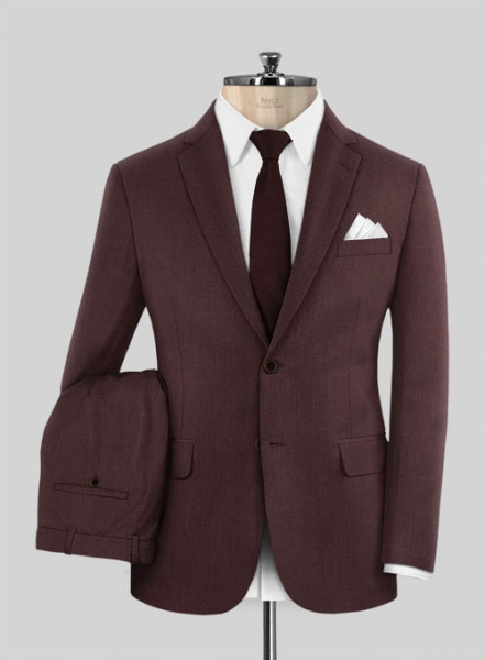 Napolean Wine Wool Suit